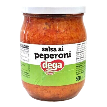 SALSA AI PEPERONI 580gr. DEGA # SALSA AI PEPERONI 580gr. DEGA #
