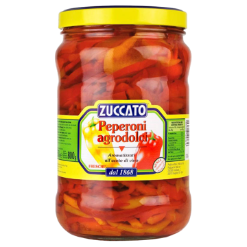 PEPERONI AGROD.STRISCE 1700gr. ZUCCATO # PEPERONI AGROD.STRISCE 1700gr. ZUCCATO #
