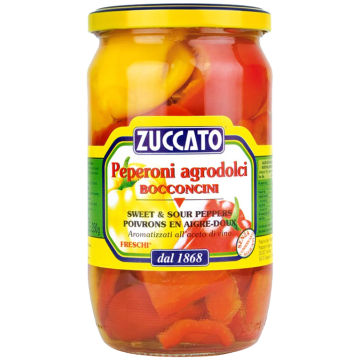 PEPERONI AGROD.BOCCONCINO 720gr. ZUCCATO PEPERONI AGROD.BOCCONCINO 720gr. ZUCCATO