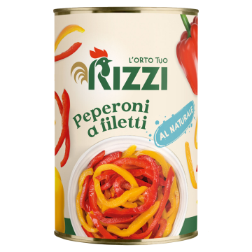 PEPERONI A FILETTI al naturale 3/1 RIZZI PEPERONI A FILETTI al naturale 3/1 RIZZI