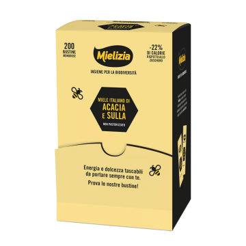 MIELE ACACIA MONOPORZIONE 200x20gr. # MIELE ACACIA MONOPORZIONE 200x20gr. #