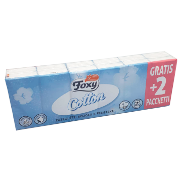 FAZZOLETTI COTTON FOXY  12PZ