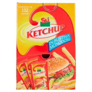KETCHUP MONODOSE SU' 132X12 GR # KETCHUP MONODOSE SU' 132X12 GR #
