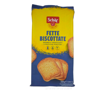 FETTE BISCOTTATE SCHAR S/glutine 260gr