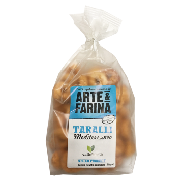 TARALLI MEDITERRANEO 250gr arte e farina TARALLI MEDITERRANEO 250gr arte e farina