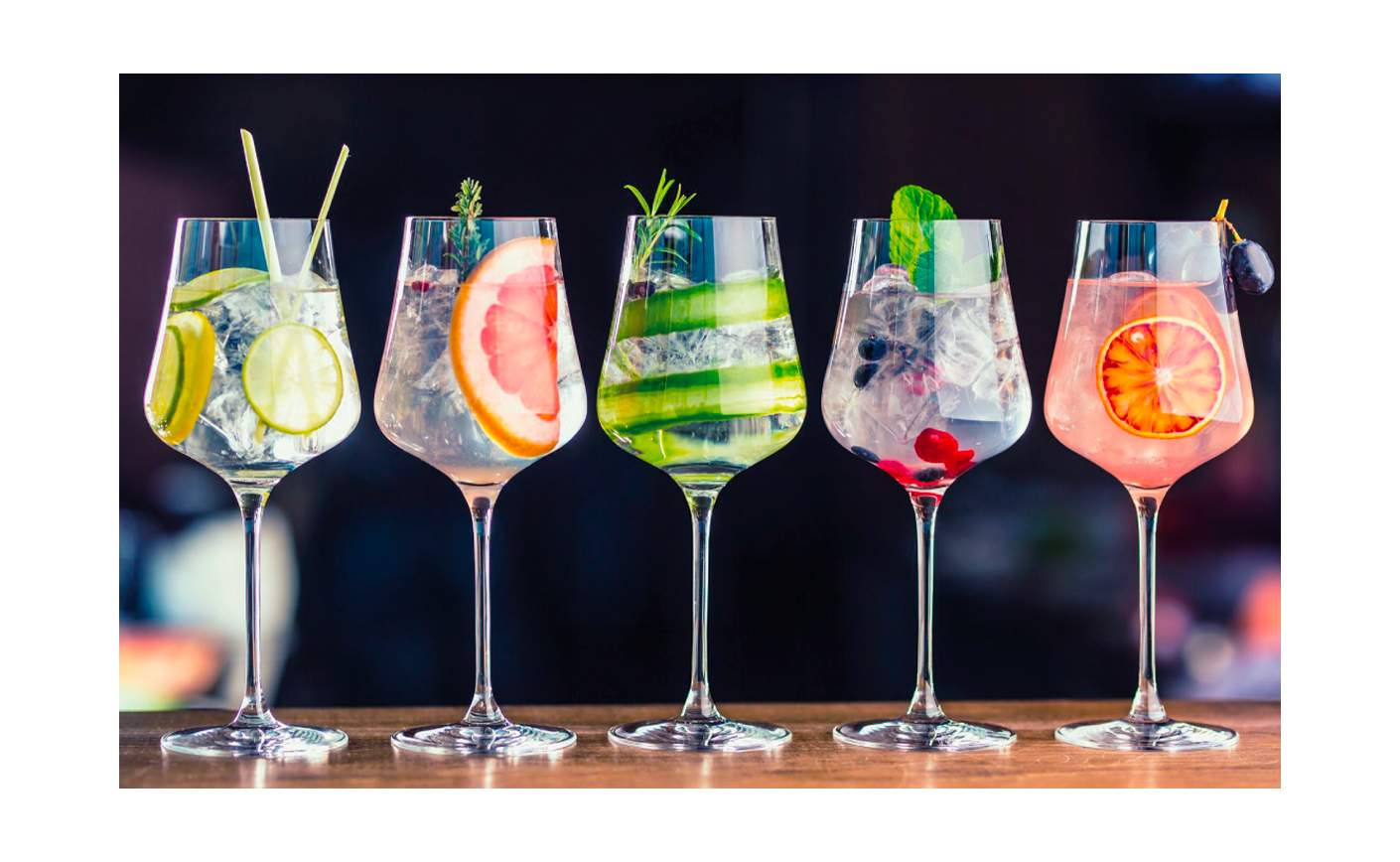Cocktails base Gin