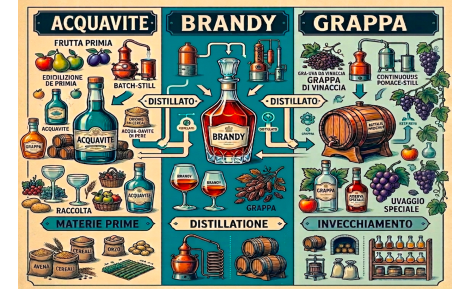 Tra vinaccia e vino: l’anima dei distillati raccontata da grappa, brandy e acquavite