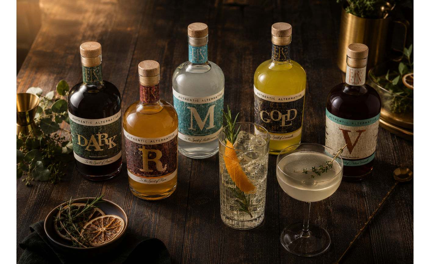 Freely: gli spirits analcolici italiani che stanno cambiando il modo di bere